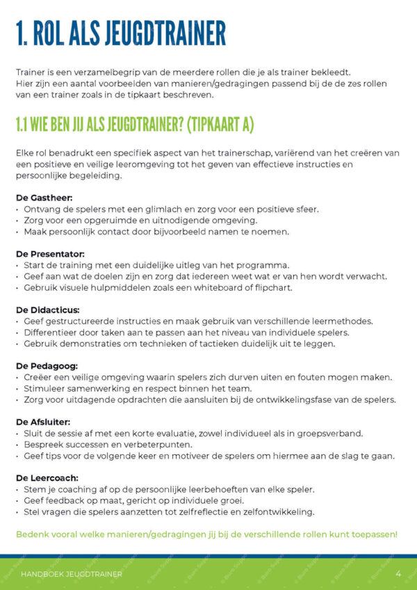 Handboek jeugdtrainer - Afbeelding 5