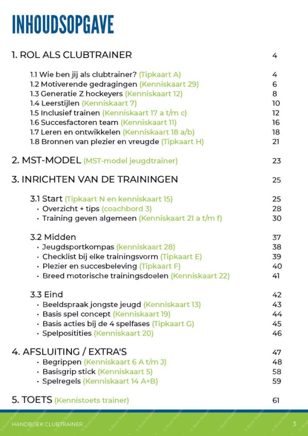 Handboek Clubtrainer - Afbeelding 4