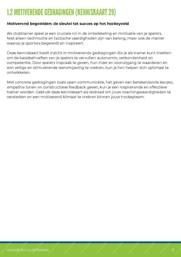 Handboek Clubtrainer - Afbeelding 7