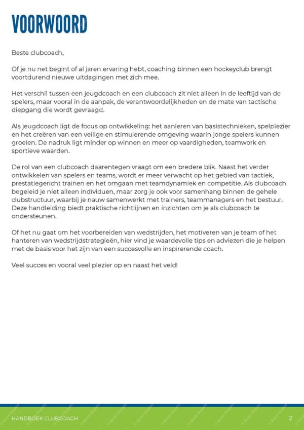 Handboek Clubcoach - Afbeelding 3