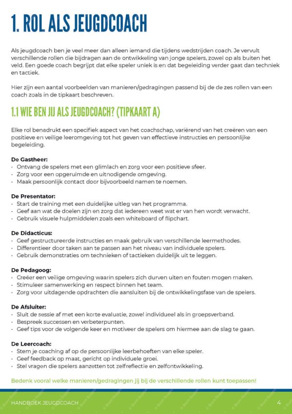 Handboek jeugdcoach - Afbeelding 5