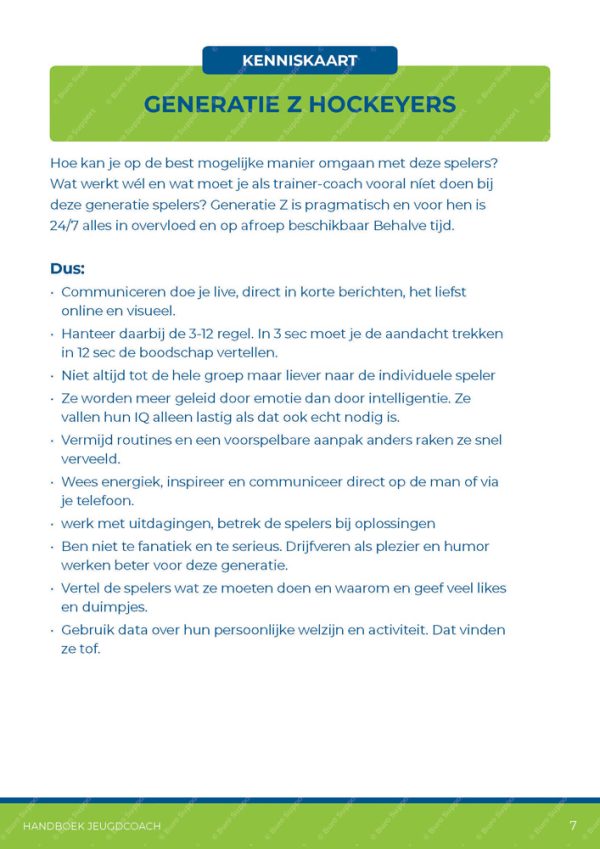 Handboek jeugdcoach - Afbeelding 8