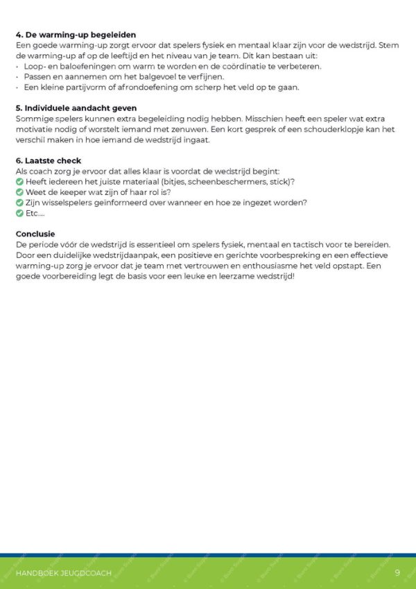 Handboek jeugdcoach - Afbeelding 10