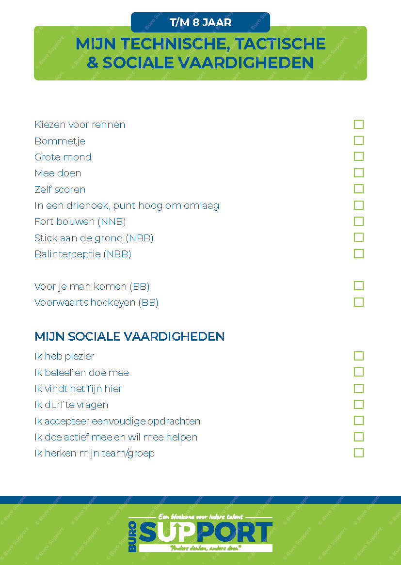 Mijn technische tactische en sociale vaardigheden - t/m 8 jaar - Afbeelding 2